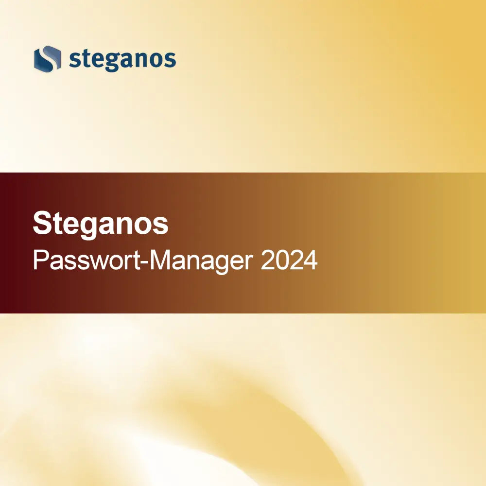 Steganos Passwort-Manager 2024 - 5 Geräte - 1 Jahr